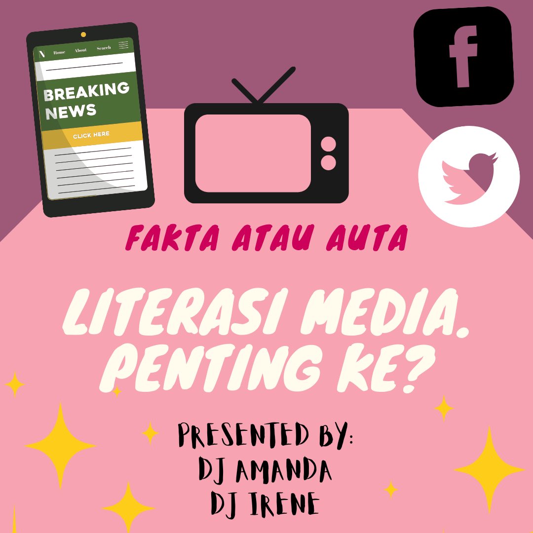 UMalayaRadio's tweet photo. How much do you think you know about the media? 

In this segment, we follow DJ Irene &amp; DJ Amanda on our IG page as they talk about media literacy! 

https://t.co/RCqaiqnMJF

#UmalayaRadio
#RentakInformasiTerkini
#FaktaAtauAuta
#LiterasiMedia https://t.co/L4H6sguFbG