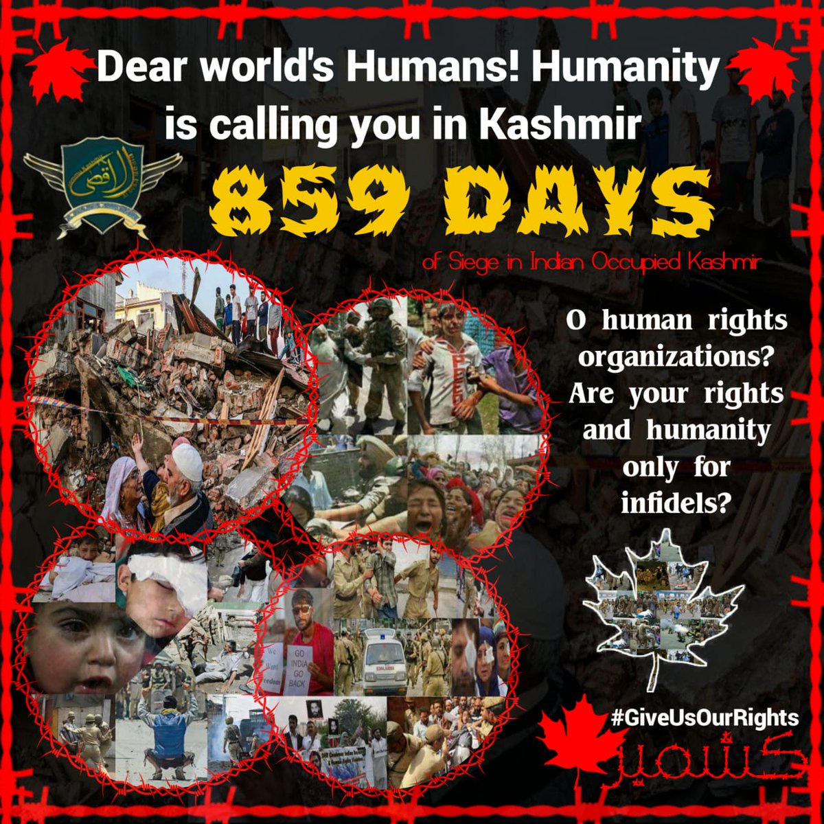 AsmaAnsar22's tweet photo. Dear @UN
Humanity is calling you in Kashmir. 
#GiveUsOurRights https://t.co/nTNVX4pk8h
