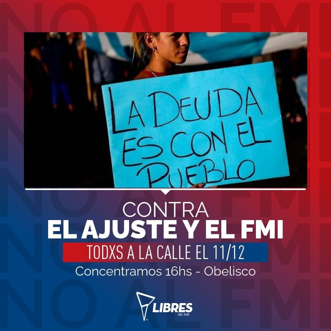 silvia_saravia's tweet photo. La deuda es con el Pueblo, que viene sufriendo un ajuste sistemático. 
Que se juzgue y paguen los cómplices y beneficiados por la estafa.
#MarchaNOalFMI https://t.co/3SoY9SyrZJ