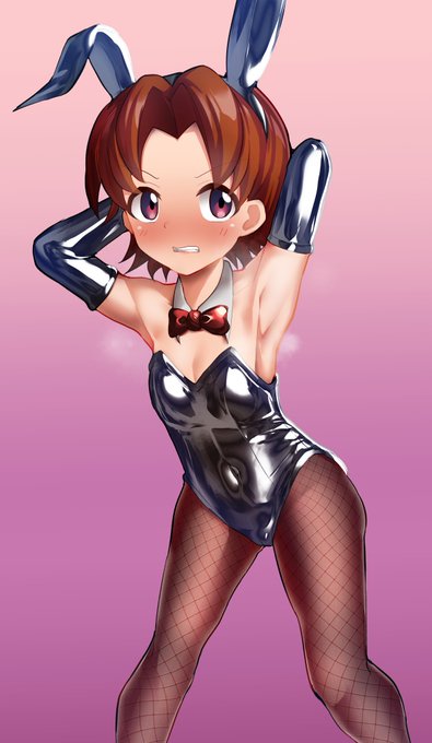 コミッションでバニーガールの娘が洗脳されるイラスト描きました! 