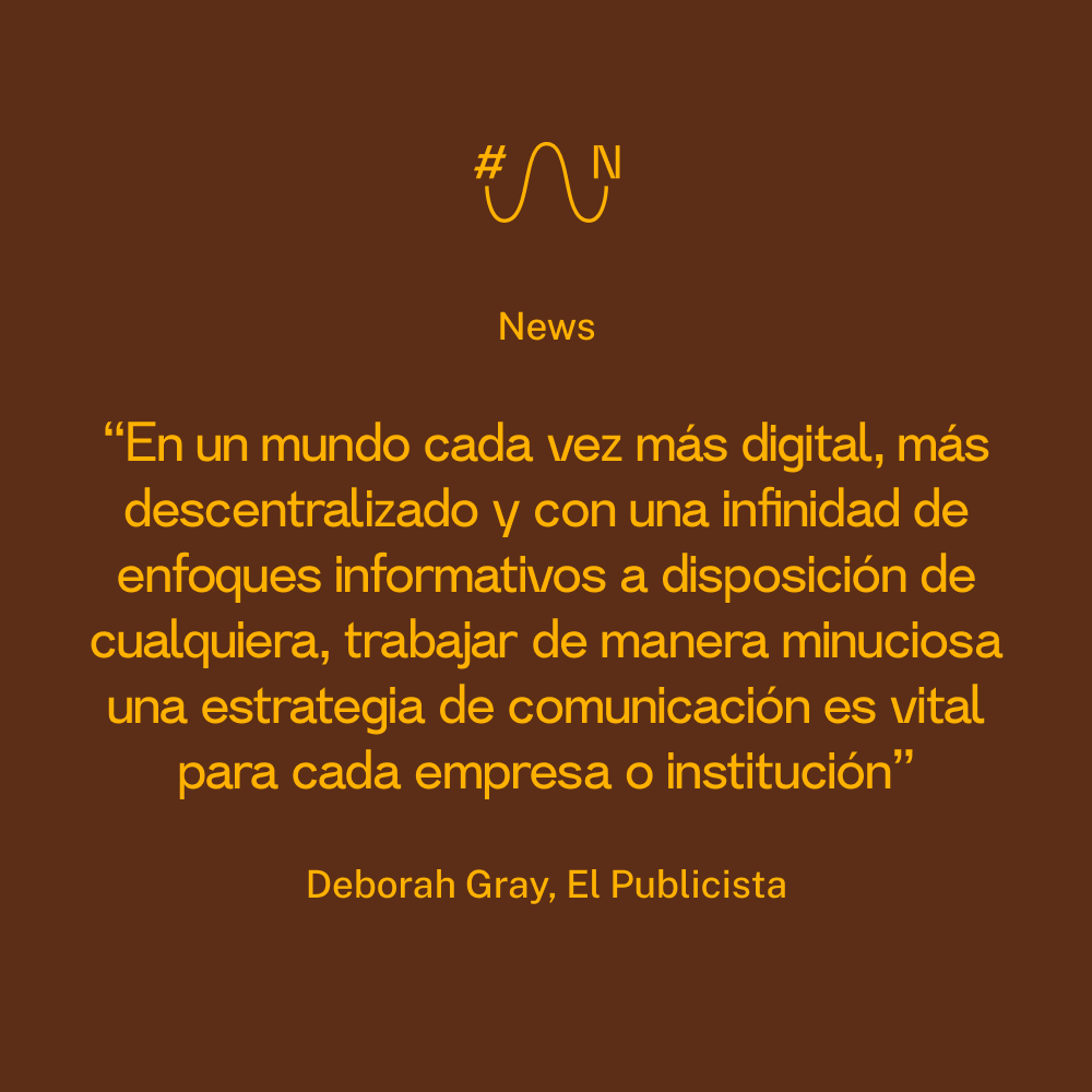 canelaagency's tweet photo. Las #agencias de #comunicacion tienen un papel relevante en la #estrategia de las empresas. Deborah Gray, CEO y fundadora de Canela, explica en El Publicista por qué las consultoras de PR son imprescindibles para que las empresas sigan compitiendo en un entorno como el actual 👇 https://t.co/EEN917TfPq
