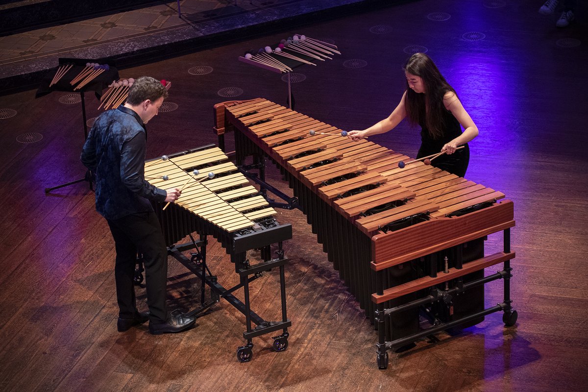 PianoduoFest's tweet photo. Even geen piano's, maar slagwerk op het festivalpodium met het Joint Venture Percussion Duo.

Vanmiddag kun je in De Roode Bioscoop een interessante #documentaire komen bekijken. Bestel nog snel kaarten via https://t.co/Ikgie7yLD4!

#pfa21 #pianoduo #festival #amsterdam #deduif https://t.co/mokZHxs1Bo