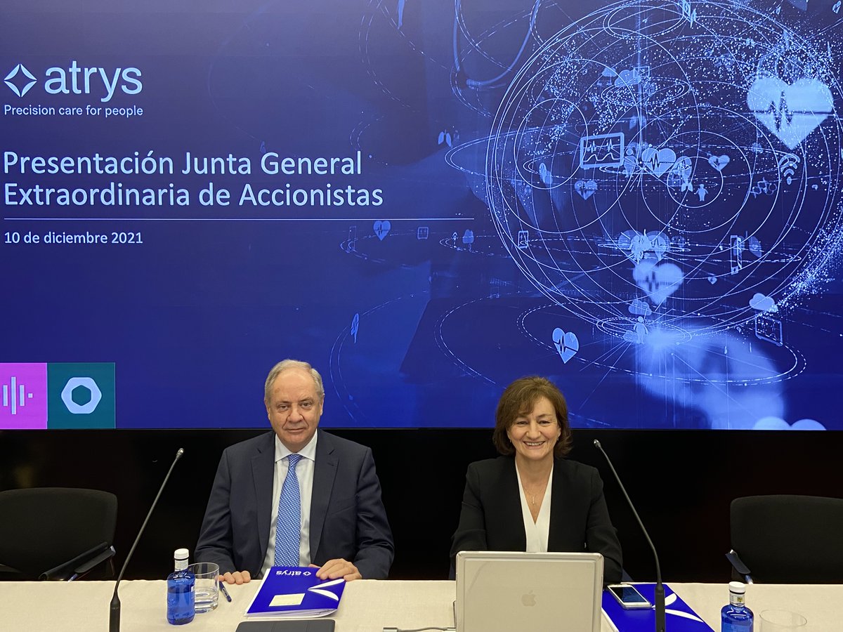 Atrys_Health's tweet photo. Finaliza la Junta General Extraordinaria en la que se ha aprobado la modificación de los estatutos sociales, la remodelación del consejo de administración y la nueva política de remuneraciones para el periodo 2022-2024, alineándonos así con los estándares del mercado continuo. https://t.co/d6EHvEOUIM