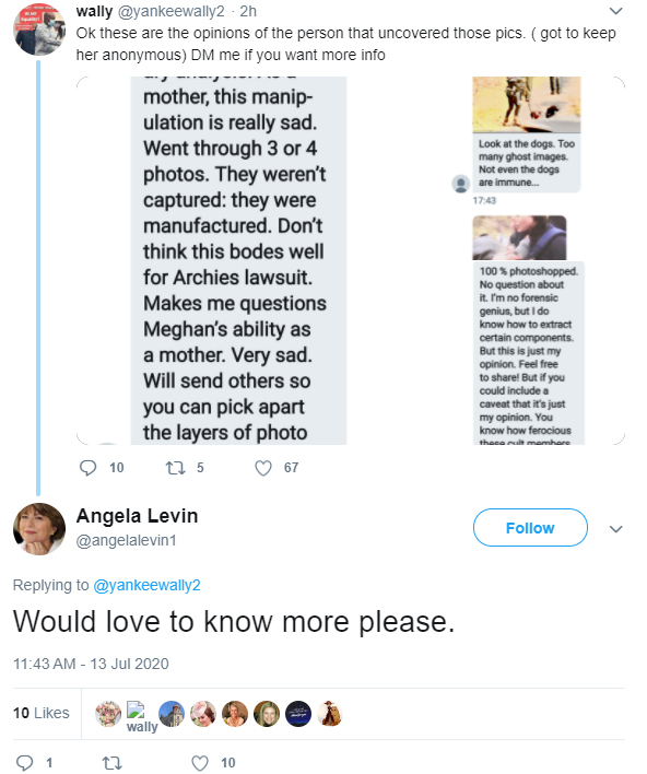 This hate account is admitting it's a hate account, and YouTube is allowing it to continue. This is the same person Angela Levin was using as a source.