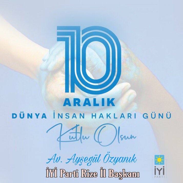 Hiçbir ayrım gözetmeksizin herkesin doğal insan haklarına sahip olduğu bir Türkiye mümkün. Bu bilinç ve farkındalıkla, insan haklarına dayanan bir hukuk devletini İyileştirilmiş ve Güçlendirilmiş Parlamenter Sistem’le yeniden inşa edeceğiz.
Dünya #insanhaklarıgünü kutlu olsun.