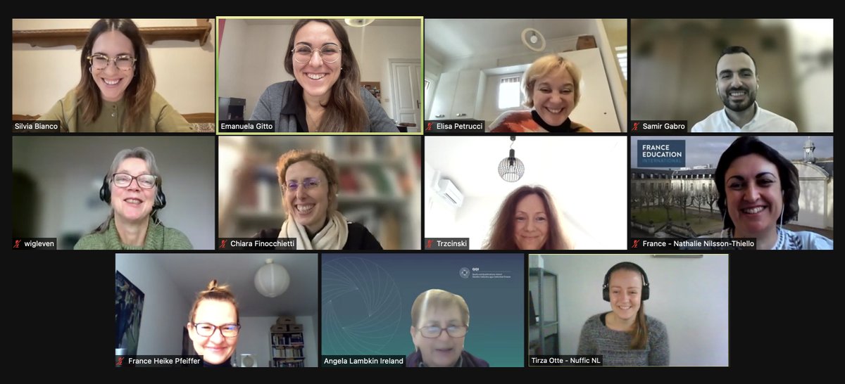 CIMEA_Naric's tweet image. Thanks to our partners for taking part in the online consortium meeting of the @EUErasmusPlus project #FraudS+. Great opportunity to share what achieved so far and to plan the way forward, fostering #automaticrecognition and promoting #ethics and #integrity in higher education.