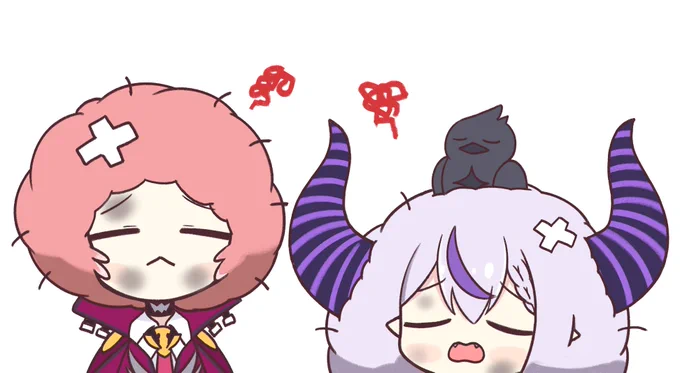 ノーミスでしたね
#総帥と幹部の爆弾処理 #Laplus_Artdesu #Luillust 