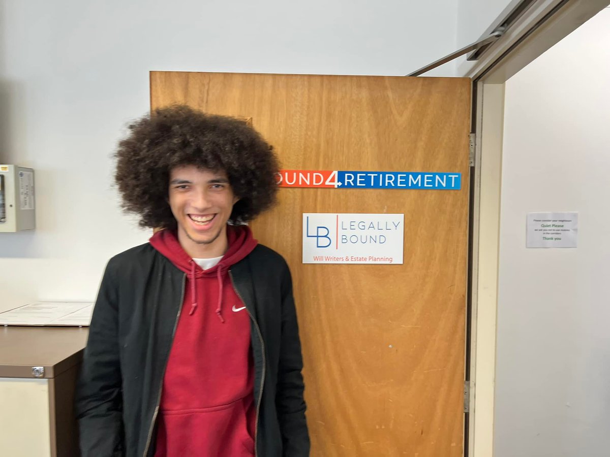 So - we’d like to introduce you all to the latest member of our team - Jay.

Jay’s just finished his KickStart placement with us and enjoyed it so much that he has decided to stick with us permanently and start his Paraplanner Apprenticeship.

Welcome to Bound4Retirement Jay!!