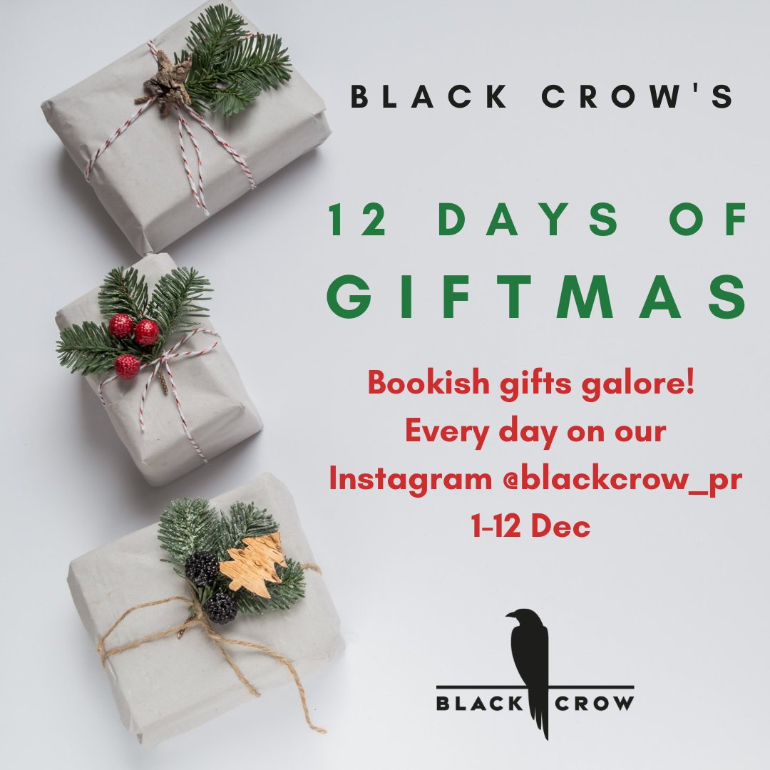 BlackCrow_PR's tweet photo. Day 10 in our #12DaysofGiftmas!
Today's prize is a 'books with libraries' bundle - one for you, one gift wrapped for a friend. #win
#TheInvisibleLibrary by @GenevieveCogman
#TheLibraryoftheDead by @TendaiHuchu
Enter: https://t.co/g50KfBLho8 https://t.co/AdduA8EccA
