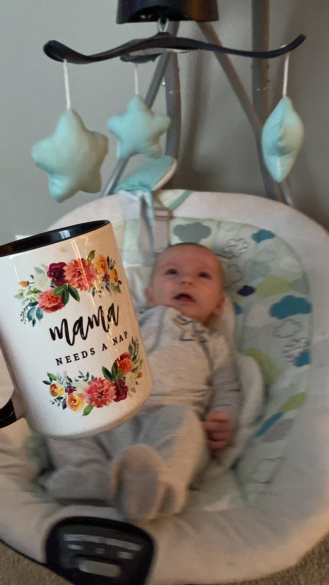 paigemillerr's tweet photo. This mornings activities include more naps, reheated coffee, and the swing of neglect … #backsaver https://t.co/pZGdFbda7P