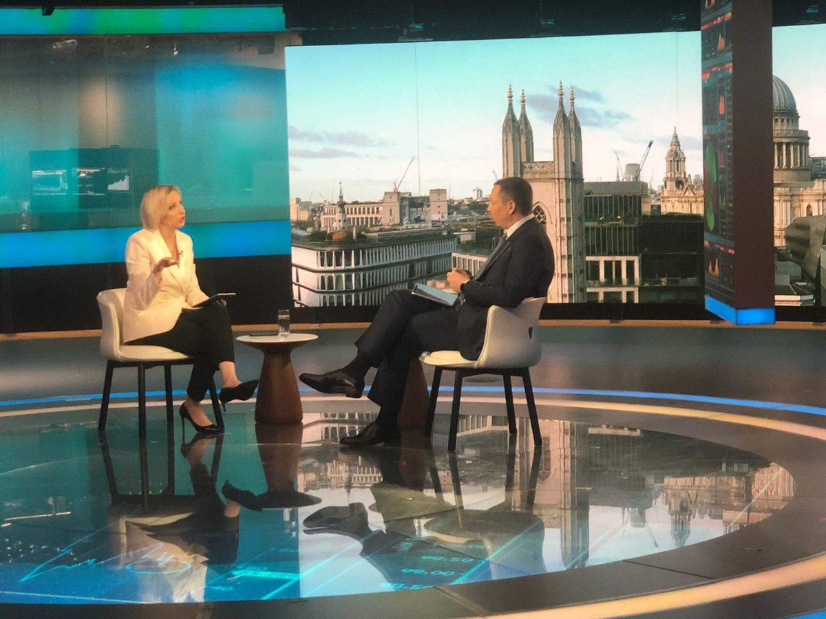 KyryloShevchen1's tweet photo. In my interview with Bloomberg today, I’ve talked about NBU key policy rate, what to expect in terms of inflation, how serious the fallout from an escalation of Russian military aggression may be, and prospects for cooperation with international partners.
https://t.co/qnVImRv4fN https://t.co/UFnt8V8dl3
