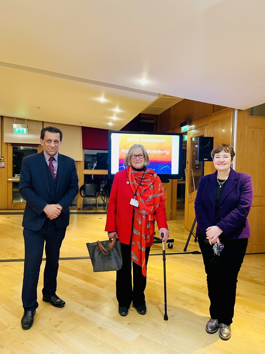 FoysolChoudhury's tweet photo. It was a pleasure to attend  @Artinhealthcare🖼 event sponsored by my colleague @SarahBoyack @ScotParl 

The exhibition displaying Art pieces created is the result of GPs prescribing art workshops to improve patients’ mental health and well-being. #thepowerofcreativity https://t.co/gBEnldNrYm