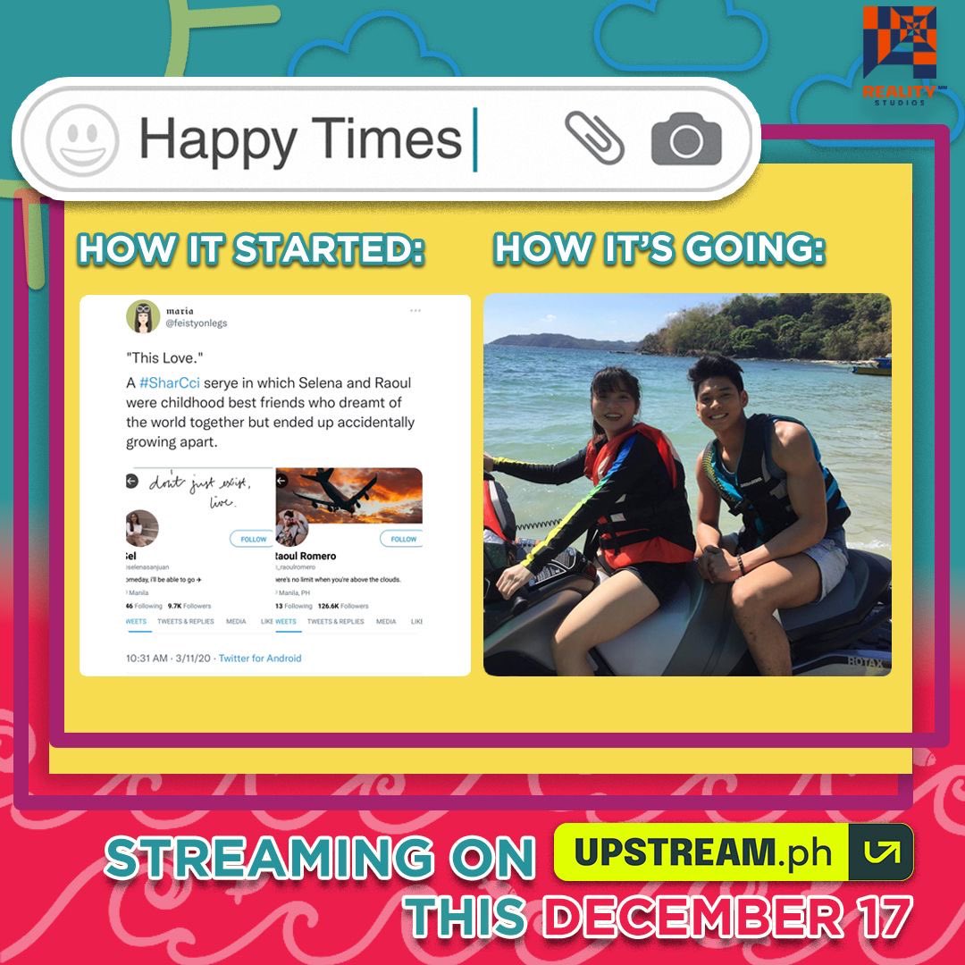 mark_salamat's tweet photo. "Does it ever drive you crazy, just how fast the night changes....🎶"  From the viral Tweet Thread to a movie streaming on https://t.co/Mv2GMcjKdg, we just can't wait for #HappyTimes, fam! 🧡

Tickets are now available! 

#HappyTimes #HappyTimesonUpstream https://t.co/lhuX8R1eKl