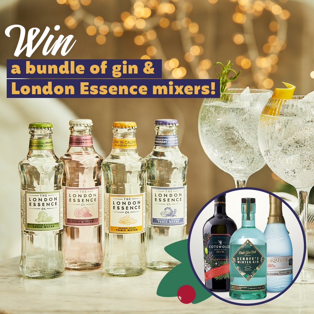 🎁 WIN A BUNDLE OF GIN &amp; LONDON ESSENCE MIXERS! 🎁

Celebrate Christmas in style with this g-incredible prize! To be in with the chance of winning, all you have to do is:

🍸 Like &amp; retweet this post
🍸 Follow <a href="/londonessenceco/">The London Essence Company</a> &amp; <a href="/craftginclub/">craftginclub</a>
🍸 Tag a friend who loves gin!
