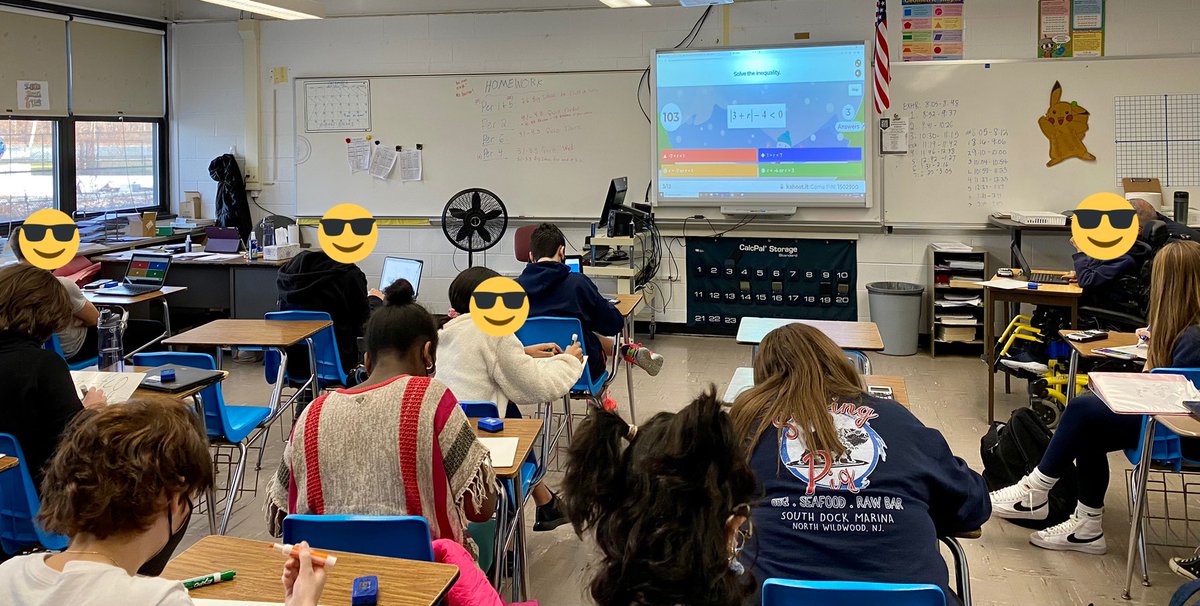 SusanByrnes04's tweet photo. Thanks @Kahoot - our students had fun while solving absolute value inequalities😊 https://t.co/OlxYtk2wqT