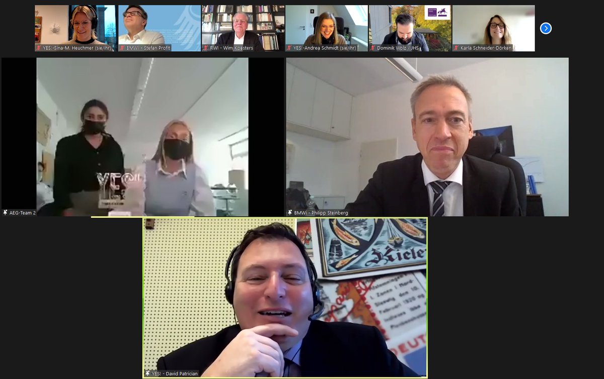 Congratulations🎉 to Albert-Einstein Gymnasium from Frankenthal, supervised by #ZEW researchers <a href="/katiagallegost/">Katia Gallegos Torres</a> &amp; Paul Berbée – a great 3. place at the @yes_summit 🏆 @BMWi_Bund <a href="/pm_steinberg/">Philipp Steinberg</a>. More about the team´s idea for the integration of refugees➡️zew.de/AM7935-1/?twt=1