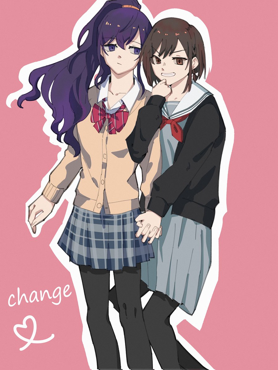 「change #まふえな 」|ハルのイラスト