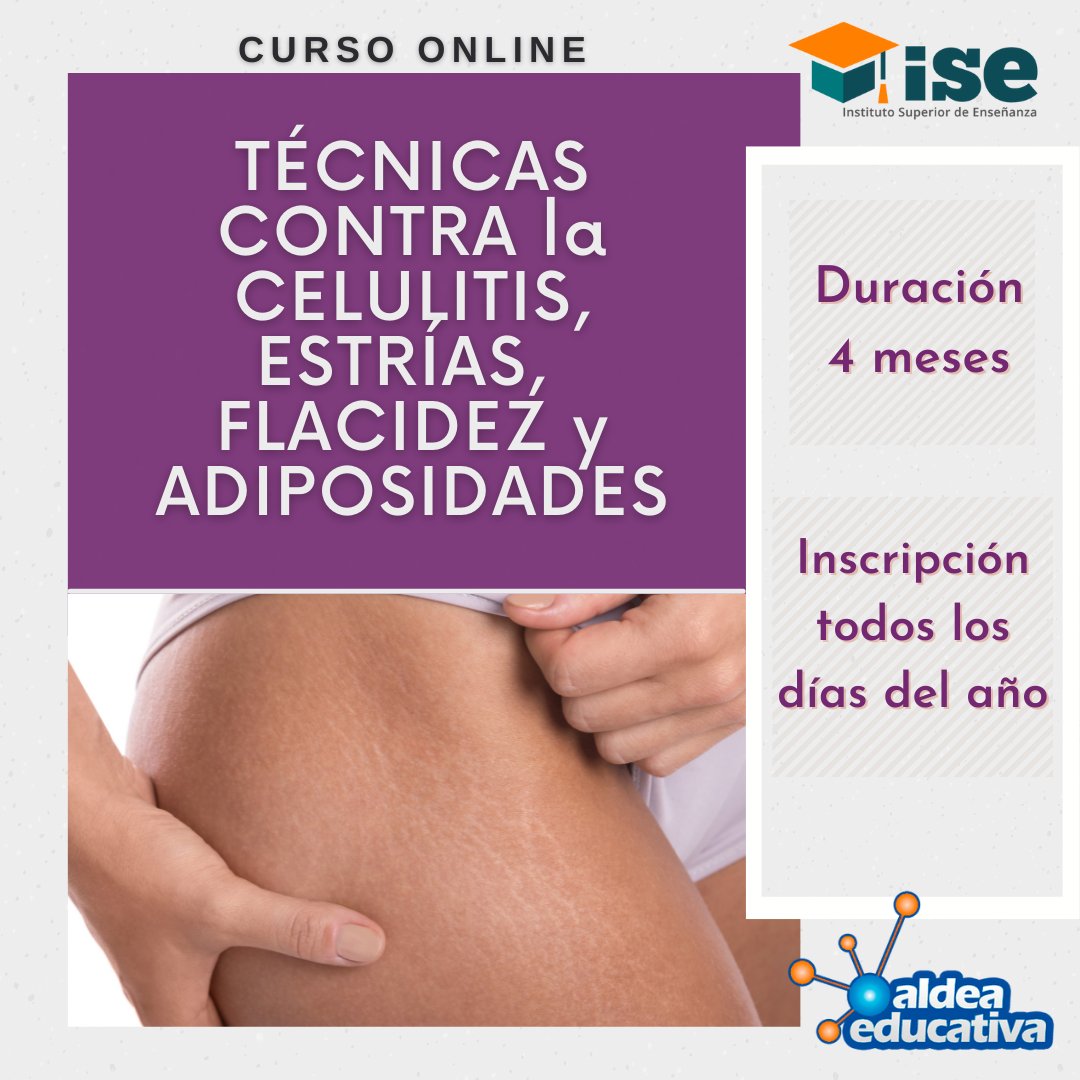 𝘐𝘯𝘴𝘤𝘳𝘪𝘣𝘪𝘵𝘦 a través de nuestra página ⇝ ᴡᴡᴡ.ᴀʟᴅᴇᴀᴇᴅᴜᴄᴀᴛɪᴠᴀ.ᴀɢ
o solicítalo por MD.

#cursos #online #celulitis #estrias #adiposidades #estetica #estudiar #seminario #adistancia