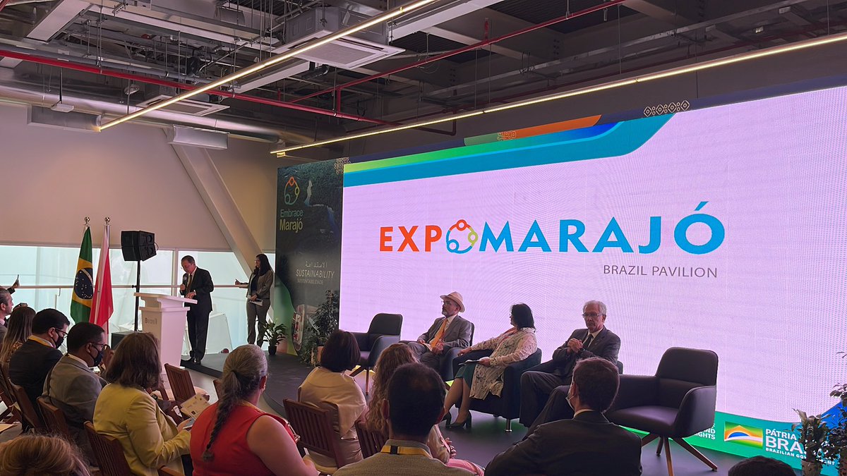 Official opening of #expomarajó at #expo2020 in #dubai. #serendipity #travel #brasil #socialdevelopment #Sustainability #brazil