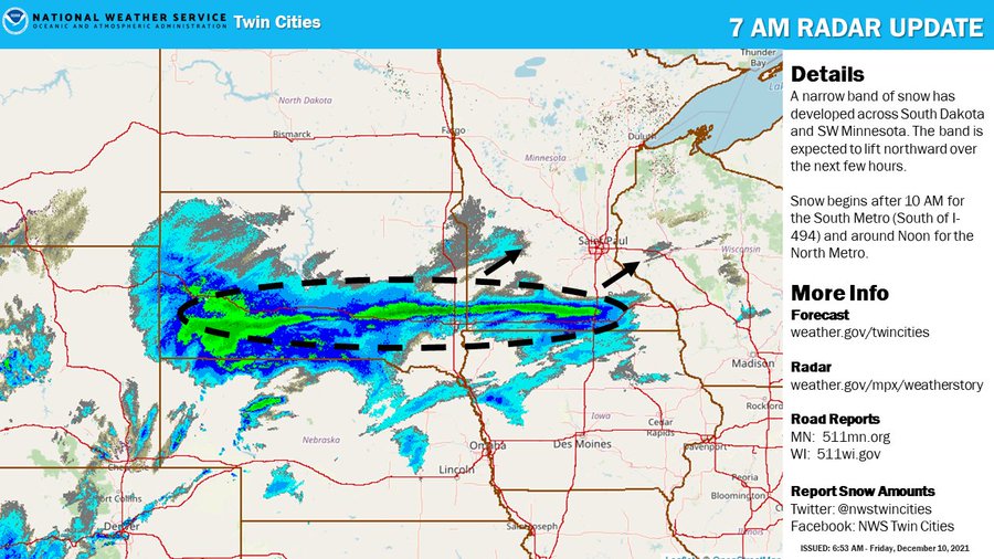 Record Snow Friday Swaths Of Southern Minnesota May See 12 Inches Mpr News