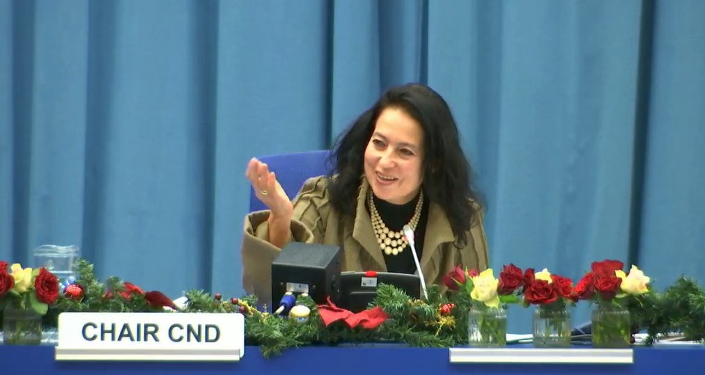 UNODC_CND's tweet photo. Chair of 64th @CND_tweets Ambassador Dominika Krois @PLinUN_Vienna closes the 64th session of the Commission. We take this opportunity to thank Amb. Krois for her guidance and leadership through the 64th Session @UNODC @UN_Vienna #CND64 #CND2021. https://t.co/IpxVM3D13R