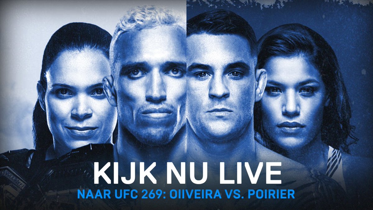 WE. AARE. LIVE.

De main card van UFC 269: Oliveira vs. Poirier 🇺🇸 begint NU. Kijk via:

🌐 bit.ly/KIJKUFC269
📺 SBS9 (Ziggo/KPN op kanaal 19)

#UFC269