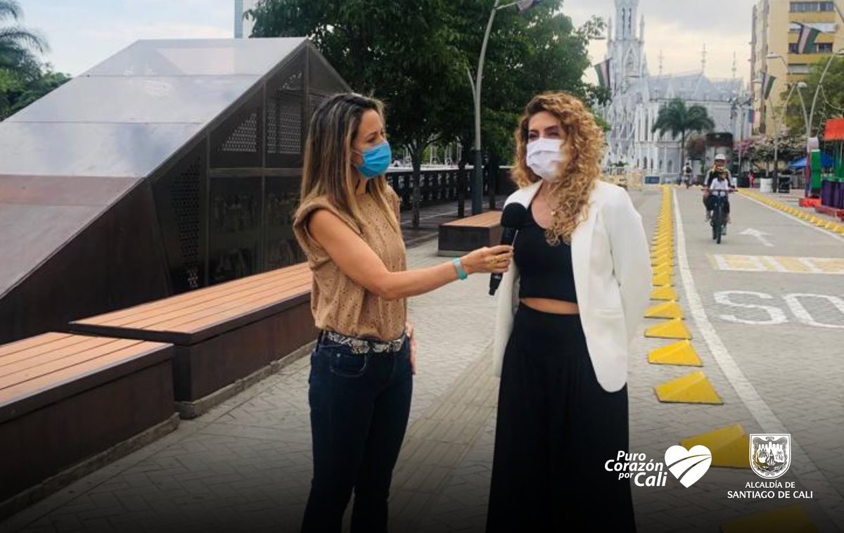 AlcaldiaDeCali's tweet image. En directo para @TelepacificoTV Marcela Patiño aclaró que el proyecto #Calinteligente no se hundió, se agotó el tiempo del debate, faltaron funcionarios por exponer.
"Entre todos sacaremos adelante un proyecto crucial para el avance de la ciudad".
#TeQueremosCali