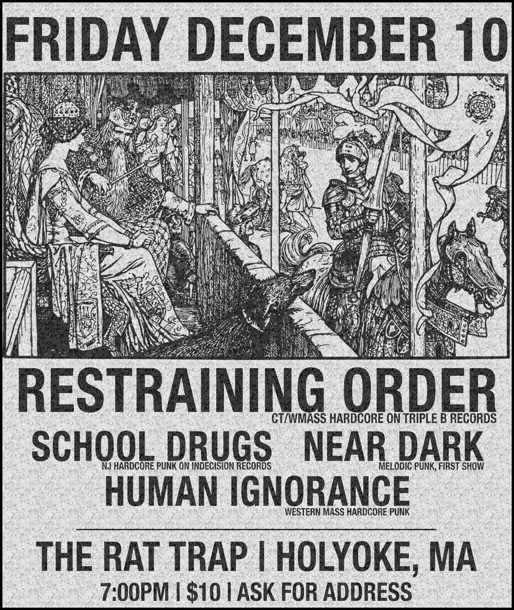 First show tonight in Western Mass, LETS GO