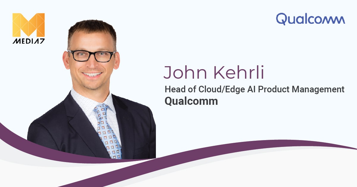media7_io's tweet photo. John Kehrli, @Qualcomm's Head of Cloud/Edge AI Product Management speaks about how Qualcomm is redefining the customer experience for its modern users with the help of AI: https://t.co/UsOLRoKM7z
#artificialintelligence #cloudcomputing #networkingreport #media7 https://t.co/Go1sVMJZSX