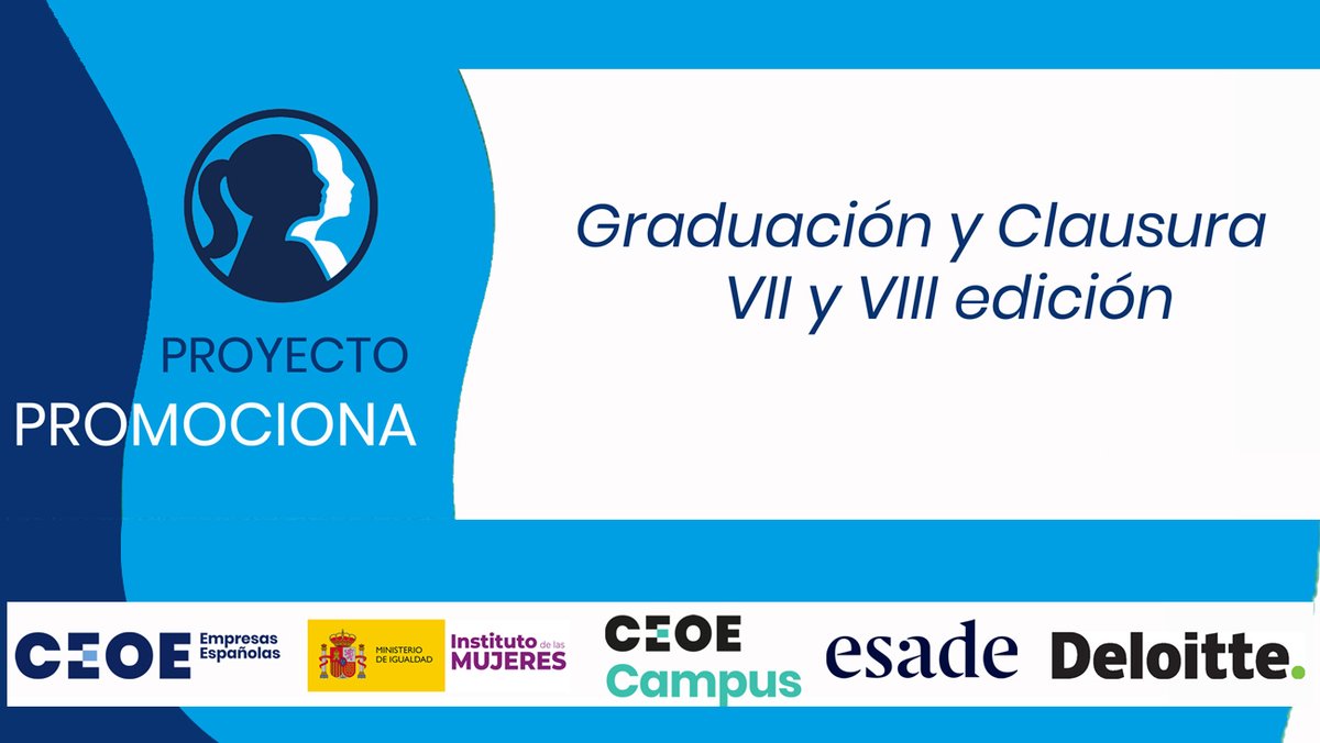 PromocionaMujer's tweet photo. Todo listo para el Acto de Graduación y Clausura de @PromocionaMujer VII y VIII Edición.
Un acto cargado de #ilusion y #emocion
Un acto en el que brillará más fuerte el espíritu #soypromociona https://t.co/AUcwLvoFM4