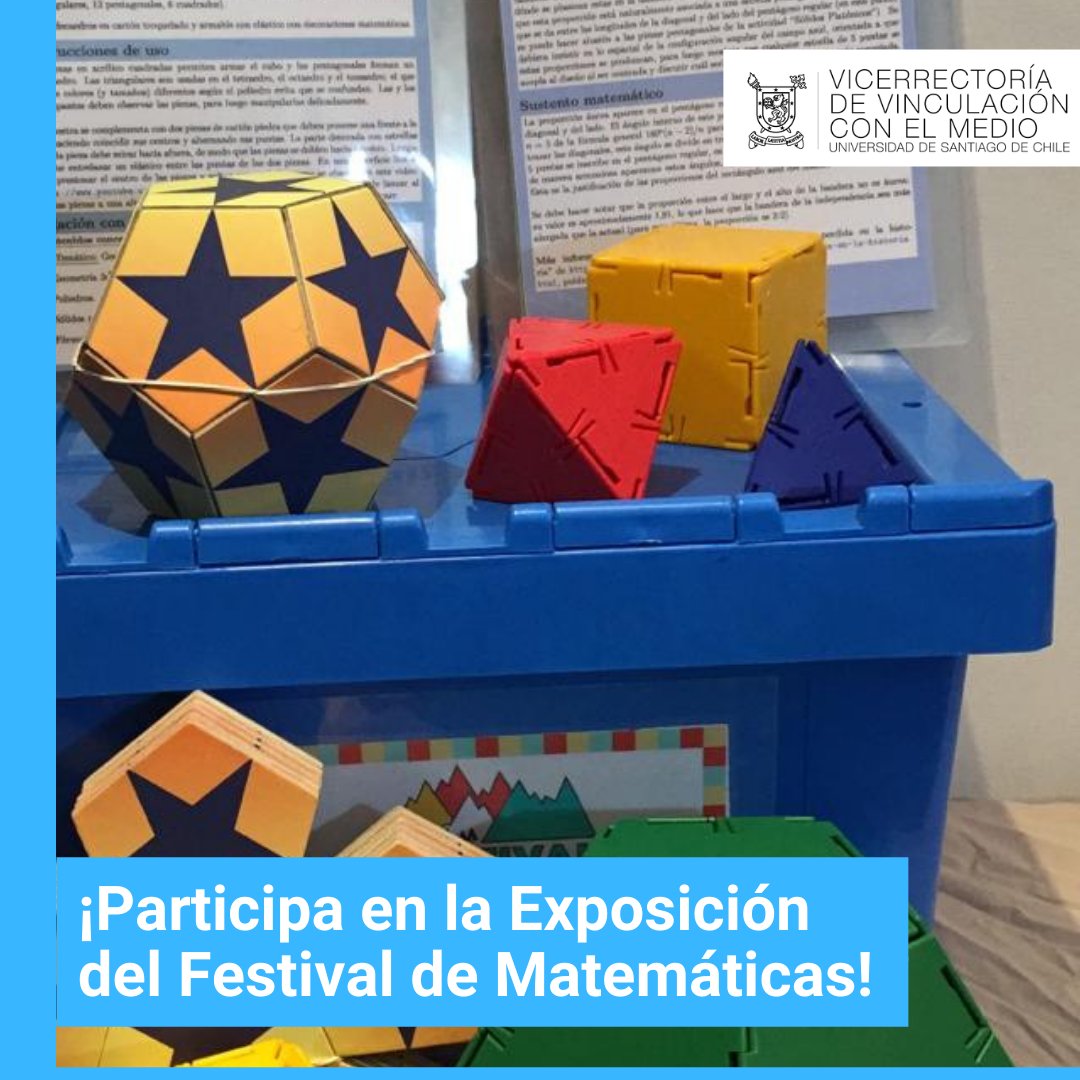 vimeusach's tweet photo. #Invitación 🧮 ¡El @festivalmatemat aterriza en la @usach! 🤩 Invitamos a toda la comunidad a la exhibición de material didáctico que se ha preparado en nuestro campus, y que estará abierta hasta el 18 de marzo 🦁
Conoce todos los detalles en https://t.co/mTck0b1gWG 🟠 https://t.co/9KSL3Mr3hj