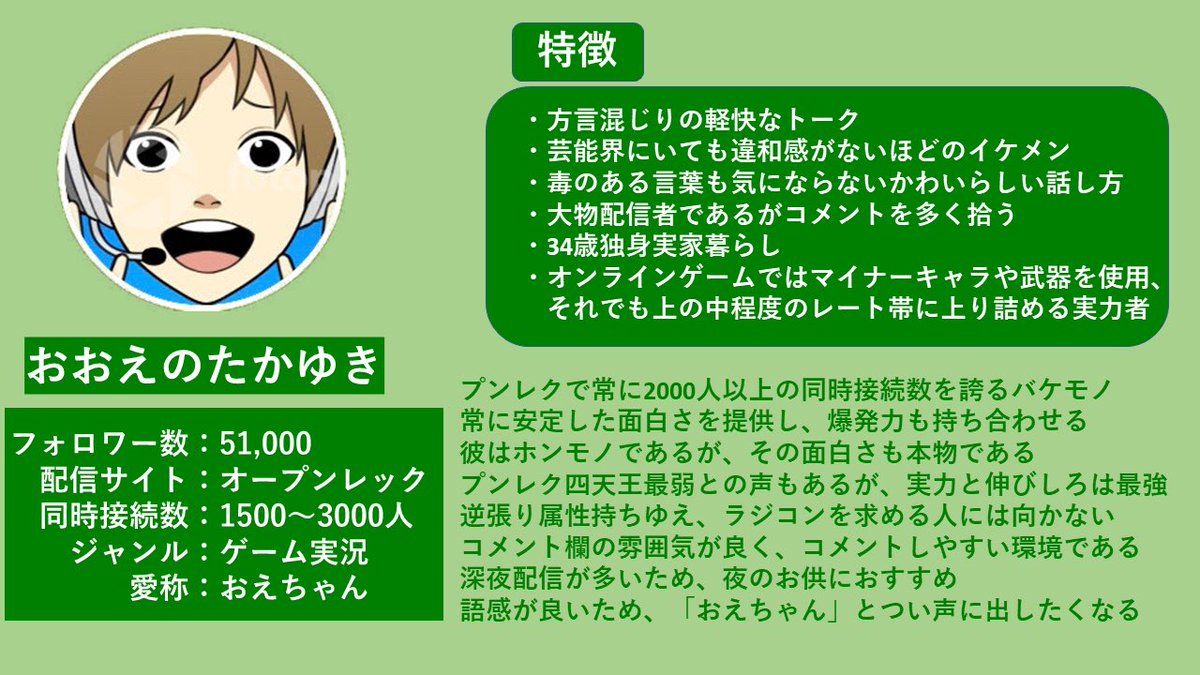 たかちゃん♡おまとめページ ぜひ見て欲しいおすすめ配信者まとめ #おえちゃん #おおえのたかゆき