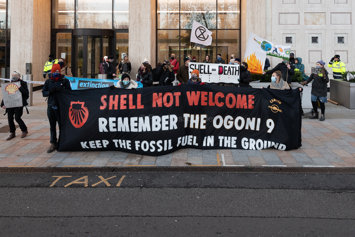 TheWeeklyBull's tweet photo. Reuters: 'Shell shareholders vote for move to Britain - preliminary results'. https://t.co/YQvh56yJtF

Meanwhile, this morning, Londoner's hold an "Unwelcome Party" outside the proposed new HQ. #ShellNotWelcome https://t.co/IA2GjWQv5u