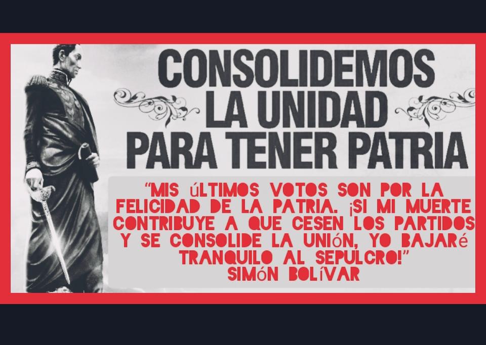 🇻🇪 #ProclamaGloriosa 🇻🇪
El #10Dic de 1830, el Libertador Simón Bolívar, exhibe su liderazgo y humildad en pro de la continuidad de la unión de la Patria Grande; llamando a la unión de tod@s l@s ciudadan@s para preservar la Independencia en bien de los pueblos Latinoamericanos.