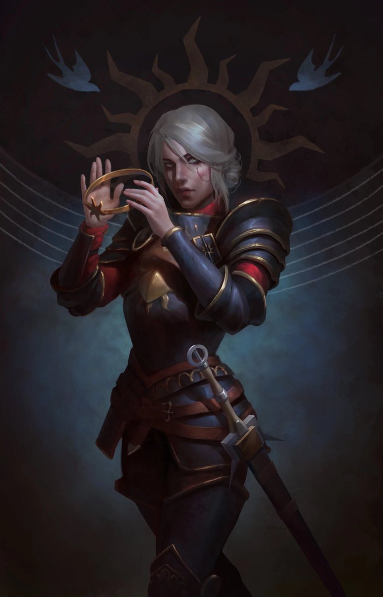 thewitcher's tweet photo. Ciri, the Empress of Nilfgaard by @mariyanegoduet ☀️ https://t.co/BkQmXIyK79