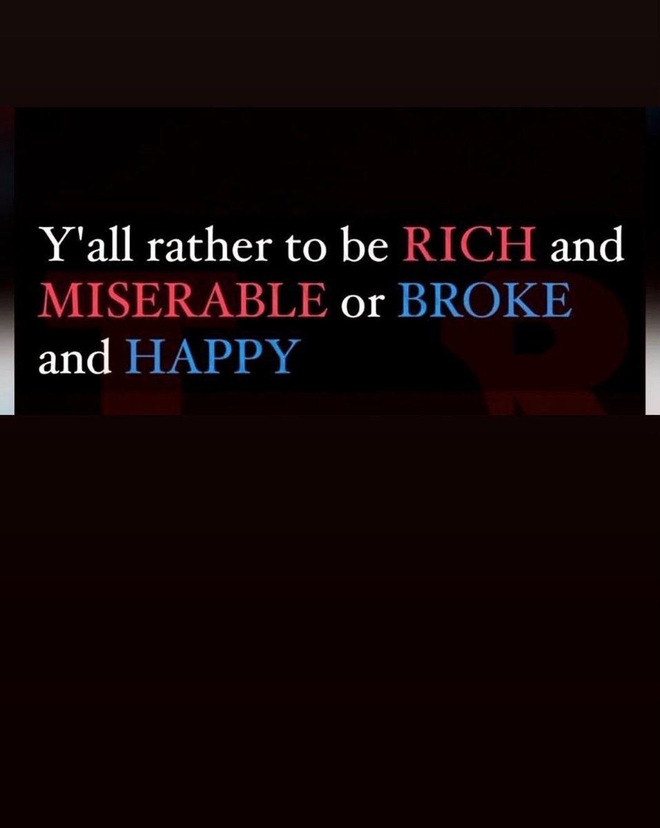 UrbanInformer's tweet photo. #APReport: Would you rather be Rich & Miserable or Broke & Happy?!? Sound off below or call us on @92QJamsBmore at 410-481-9292. @TheAmClique https://t.co/Qorc4IjA6a