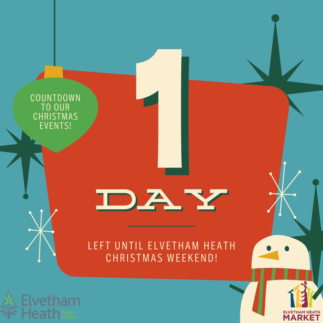 Elvetham Heath Market is tomorrow! It's looking like it should stay dry in the morning so don't forget to pay us a visit and stock up on some goodies and festive specials. 10am-1pm in The Key, Elvetham Heath. buff.ly/3dD6OQe