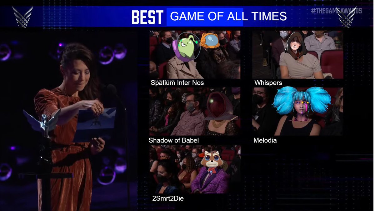 Space Onion Games 🧅 | Spatium Inter Nos 👨🚀🪢👽 (@spatiumgame) on Twitter photo Vergüenza que se saltaran esta parte en la gala de los #GOTY...
<a href="/SpatiumGame/">Space Onion Games 🧅 | Spatium Inter Nos 👨🚀🪢👽</a> <a href="/Metalramen_/">Whispers Game</a> <a href="/PemperorGames/">Pemperor Games</a> <a href="/TheWarehouseEsp/">TheWarehouse</a> <a href="/2SMRT2Die/">2-SMRT</a> <a href="/VoxelSchool/">Voxel School</a> Vergüenza que se saltaran esta parte en la gala de los #GOTY...
<a href="/SpatiumGame/">Space Onion Games 🧅 | Spatium Inter Nos 👨🚀🪢👽</a> <a href="/Metalramen_/">Whispers Game</a> <a href="/PemperorGames/">Pemperor Games</a> <a href="/TheWarehouseEsp/">TheWarehouse</a> <a href="/2SMRT2Die/">2-SMRT</a> <a href="/VoxelSchool/">Voxel School</a>