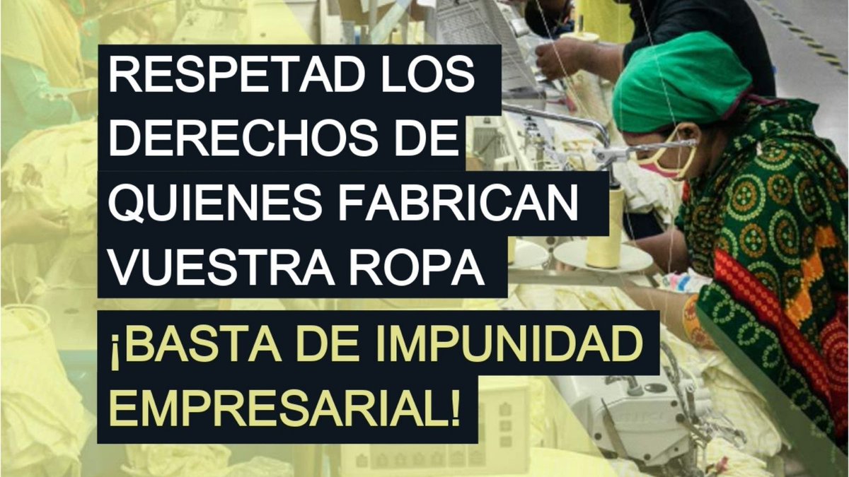 Campaña Ropa Limpia tweet media