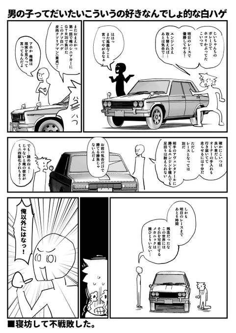 2021-12-10
めちゃくちゃ久しぶりに白ハゲ漫画 