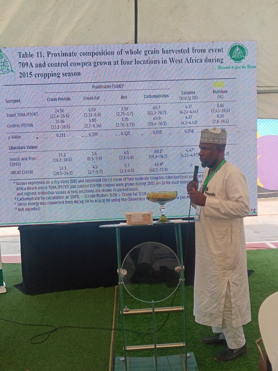 eat_modified's tweet photo. There is nothing more gratifying than watching stakeholders consume the genetically modified beans (black eyed pea) during the @OFABnigeria @USDA eating-is-believing experience🍲.
Its great to see Nigerian consumers enjoying #GMFood. #BiotechRocks #EatModified @AATFMRCowpea https://t.co/kNVfwXmwdc