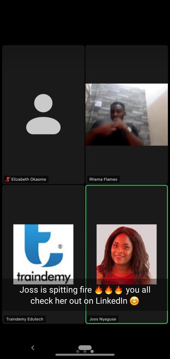 traindemy's tweet photo. Did you miss the first episode?
We were honoured to have @Jocelyn_Nyaguse of @learnovate_io  
Elizabeth Okaome of @empowerhercom and @vincedigin of @greenbii_com. @toluadegoke09
of @traindemy also mounted the stage It was a very insightful session.
Don't miss the next one. https://t.co/1Z00PDLrMs