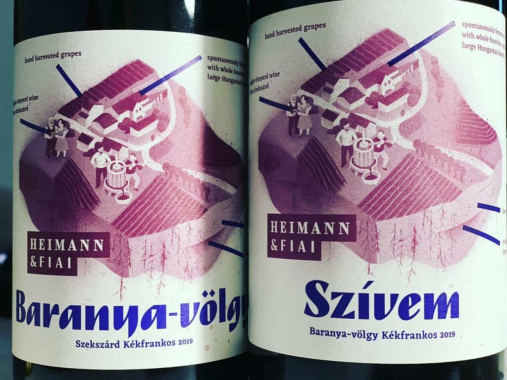 bonkowskimw's tweet photo. 2nd vintage so now obvious it's no accident… The most sophisticated, forward-looking red wines I taste from Hungary (finally!): the ethereal single-vineyard Kékfrankos from Heimann. https://t.co/cHhslLxERd