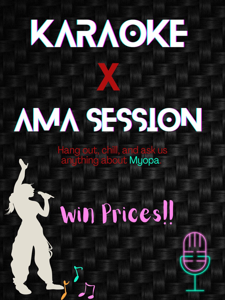 myopanft's tweet photo. HAPPENING NOW!
Come hang out, sing, and ask us anything about Myopa! ❤
SING and WIN PRICES!!!
Join us here: https://t.co/nJJLTQwxw4
Website: https://t.co/hwoj402JLE
#Solana #AMA #Karaoke #NFT #Blockchain #Crypto #Myopa #Airdrop https://t.co/cZ99jkVYYU