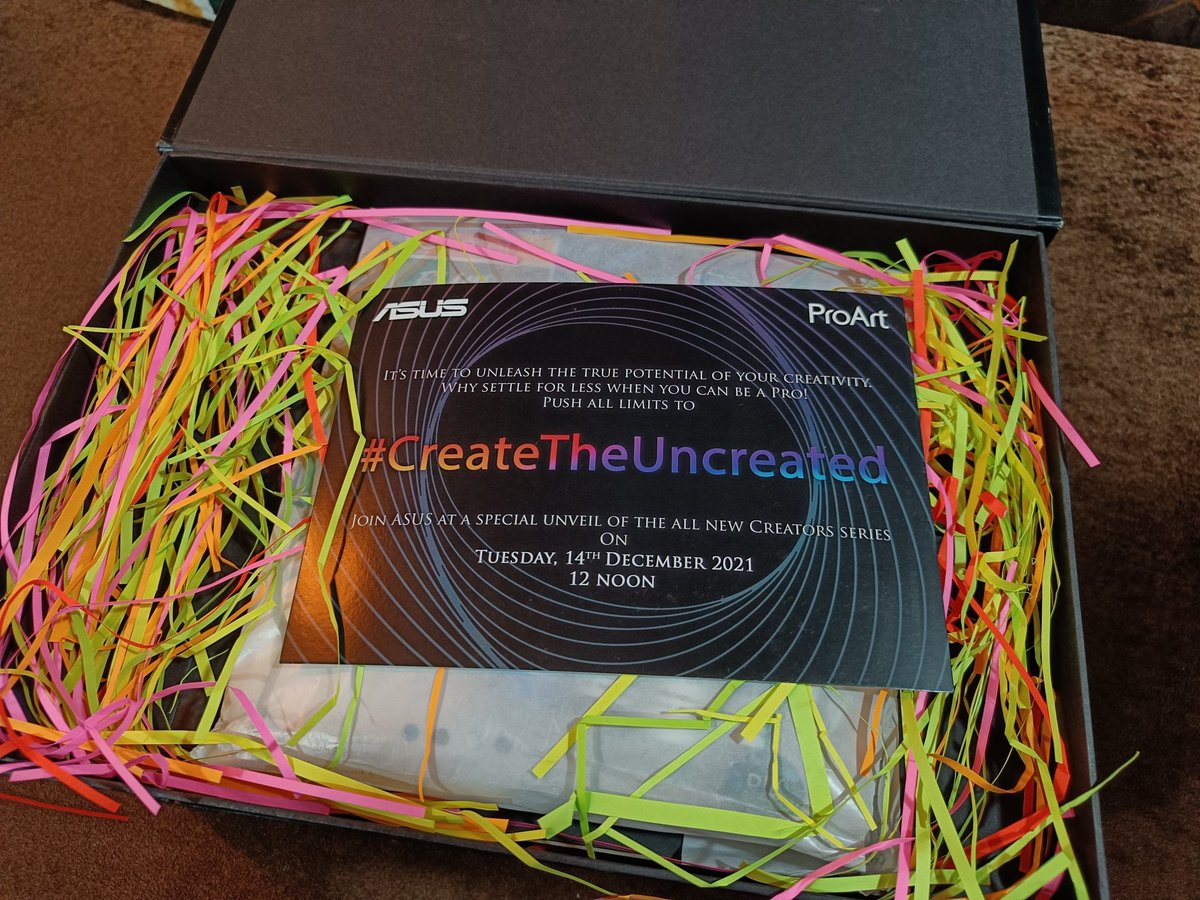gogiinc's tweet image. I got this interesting invite from Asus #CreateTheUncreated something for the Creators. Can&apos;t wait to checkout the new creators series.