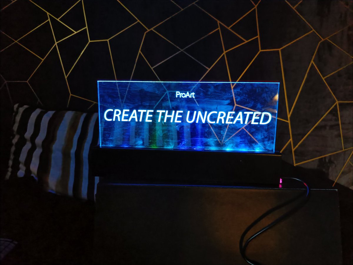 gogiinc's tweet image. I got this interesting invite from Asus #CreateTheUncreated something for the Creators. Can&apos;t wait to checkout the new creators series.