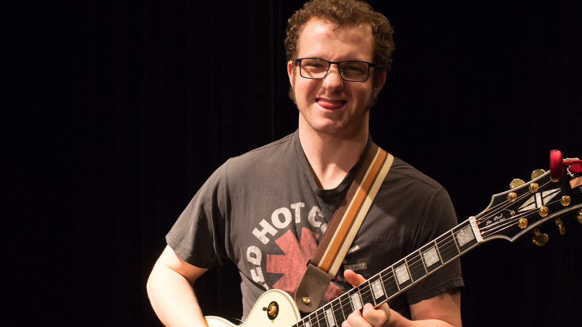 BVUMusic's tweet photo. Join Variety Pack, the BVU Contemporary Rock Ensemble, in concert on Friday, December 10, 2021 in BVU's Anderson Auditorium. 

Doors open at 6:30 p.m. Concert begins at 7:00 p.m.

Photo Credit: @jacksontrotman 

#BVUMusic #BeaversBuild #BuildDreamCreate #RockEnsemble https://t.co/E0A7myEaA0