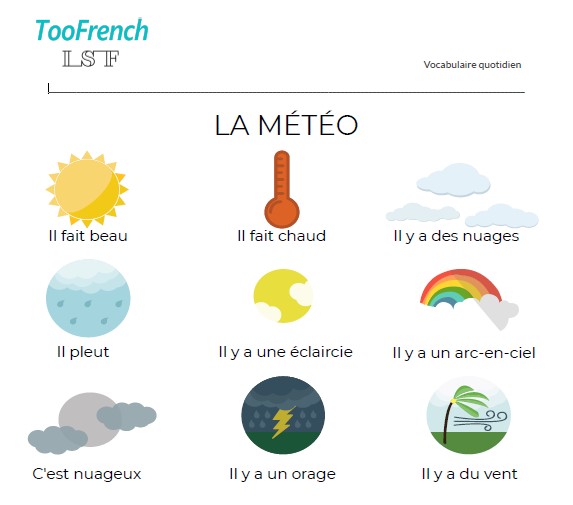 [ACTIVITÉ FLE] 👋Quel temps fait-il aujourd'hui ⛅chez vous? Téléchargez notre dernier imagier sur la météo🌦. C'est bientôt Noël 🎅alors cette semaine on vous offre l'activité !
Profitez-en, c'est ici :
👉toofrench.com/produit/la-met…