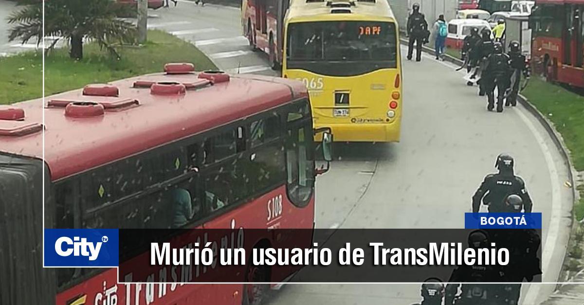 Citytv's tweet photo. Murió un usuario de TransMilenio en la estación Banderas. Esto es lo que se sabe → https://t.co/ExtIkVMsaP https://t.co/R6eSbS3vNj