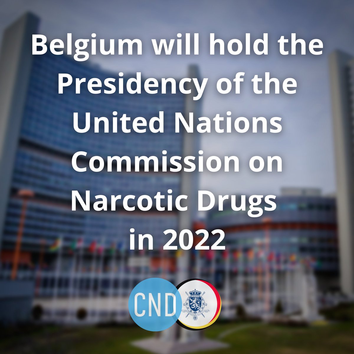 🇧🇪 Belgium MFA (@belgiummfa) on Twitter photo 🇺🇳 As part of its staunch multilateral commitment, Belgium takes over the <a href="/CND_tweets/">UN Commission on Narcotic Drugs</a> Presidency for 2022.
A longstanding CND member and loyal <a href="/UNODC/">UN Office on Drugs & Crime</a> partner, our country will strengthen a joint approach to health across the <a href="/UN/">United Nations</a> and promote global access to quality medicines. 🇺🇳 As part of its staunch multilateral commitment, Belgium takes over the <a href="/CND_tweets/">UN Commission on Narcotic Drugs</a> Presidency for 2022.
A longstanding CND member and loyal <a href="/UNODC/">UN Office on Drugs & Crime</a> partner, our country will strengthen a joint approach to health across the <a href="/UN/">United Nations</a> and promote global access to quality medicines.